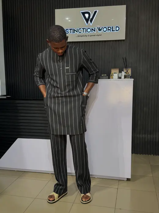 LINEN STRIPED TRAD