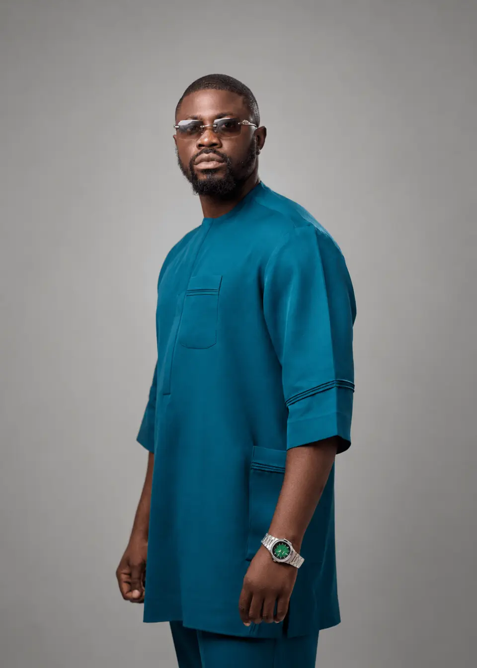 Teal executive senator wear